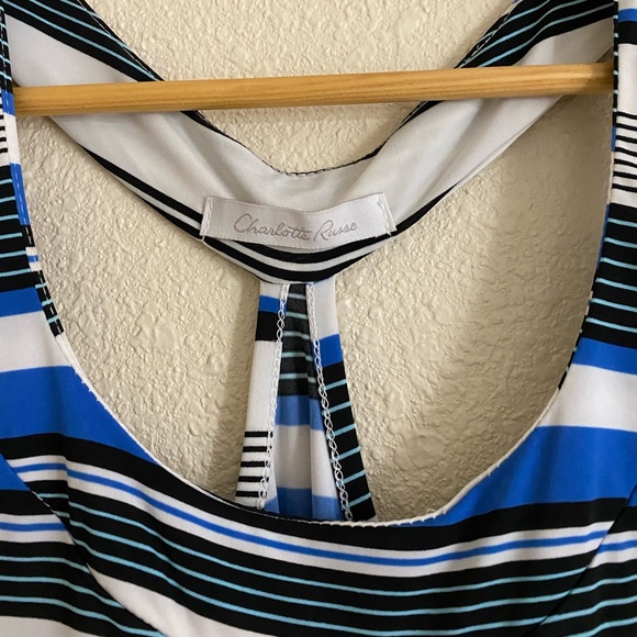 Striped Racerback Tank - Picture 2 of 3